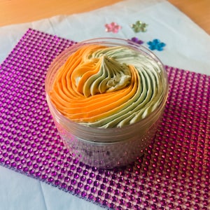 Citrus Burst Body Whip, whipped body butter, creamy, thick body butter, moisturizing body butter