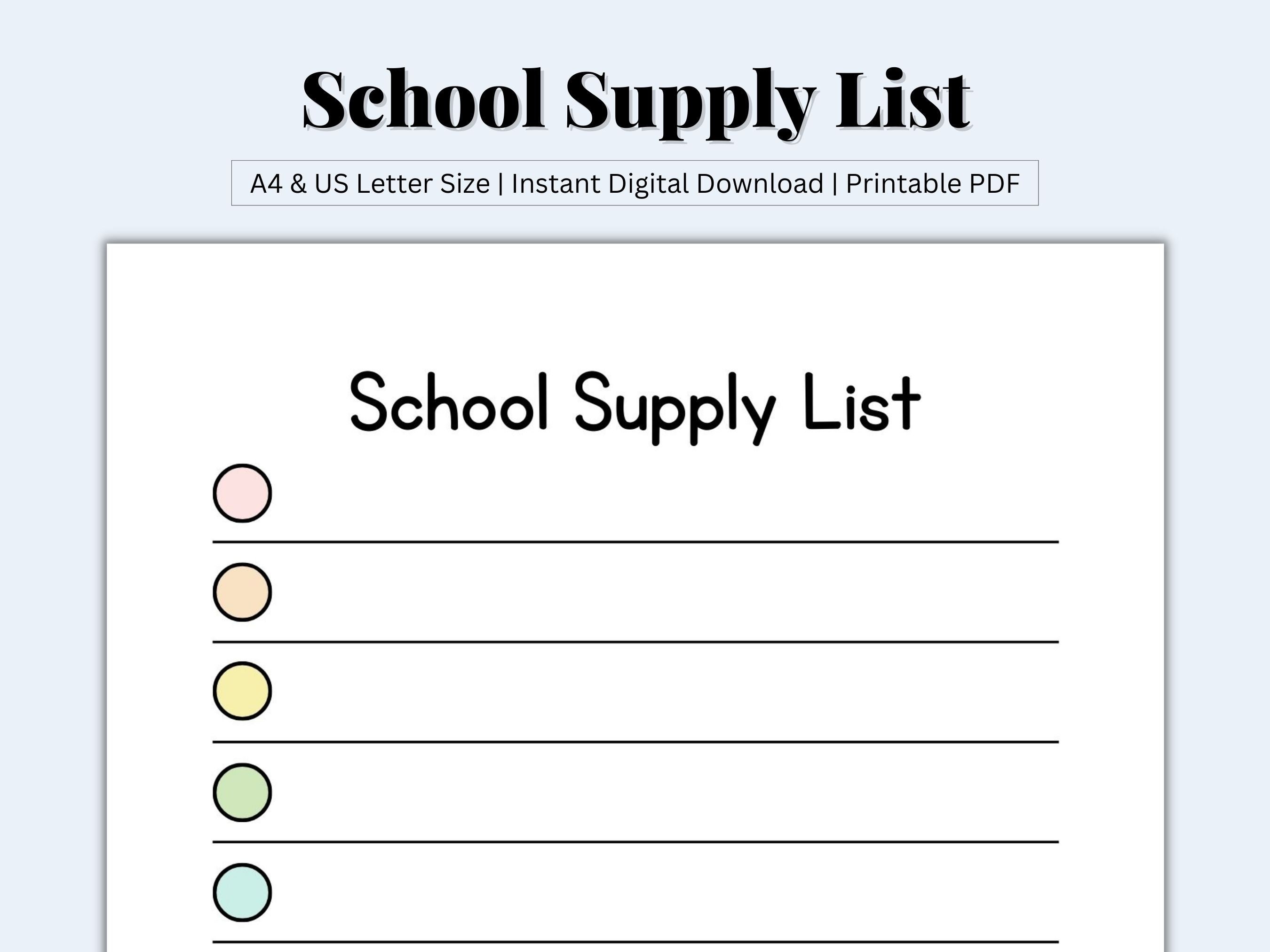 The Secret Hcpss School Supply List You Won'T Find Online - wt4hb2z