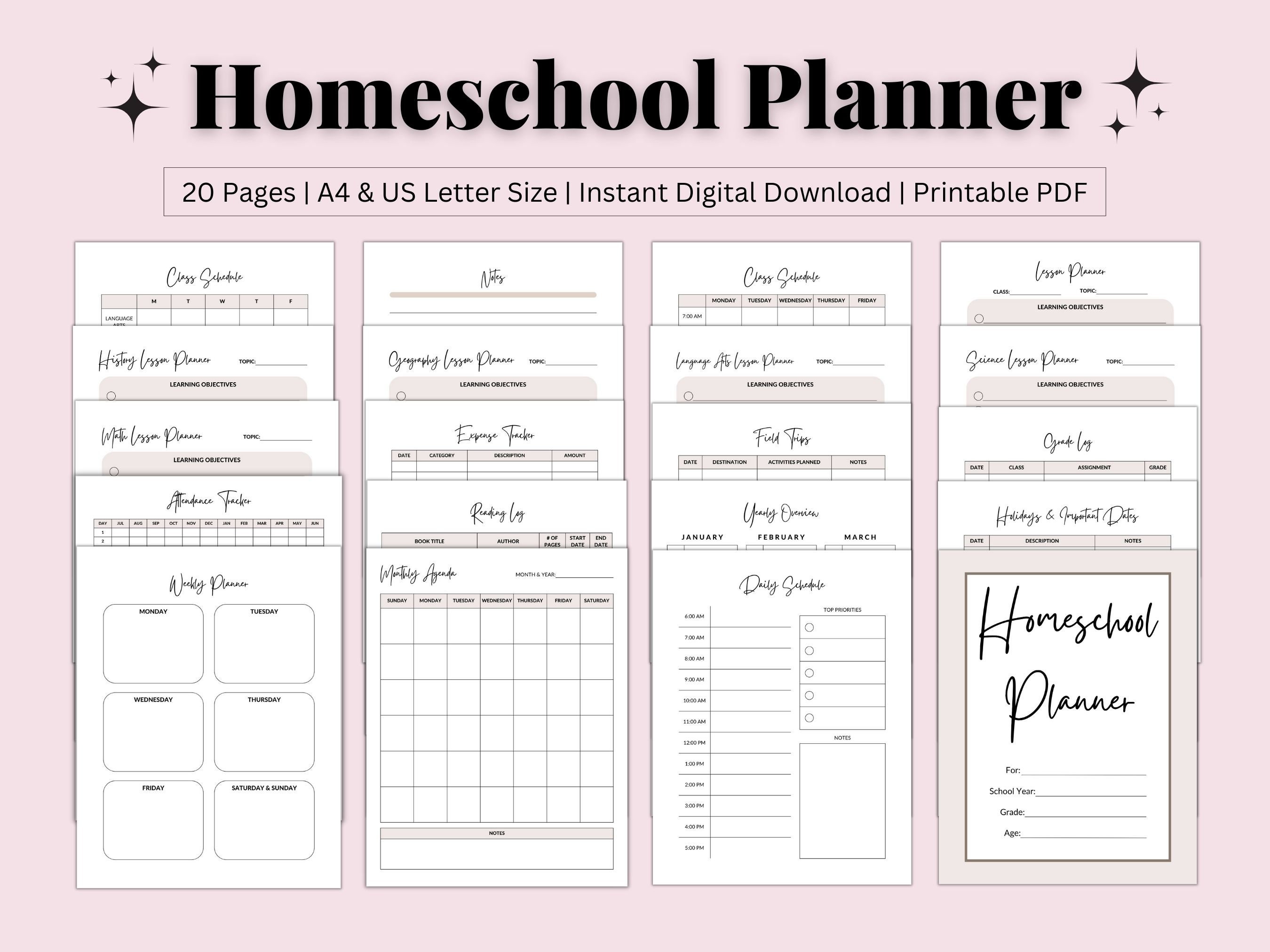 Homeschool Planner, Homeschool Printables, Homeschool Mom, Mom Planner ...