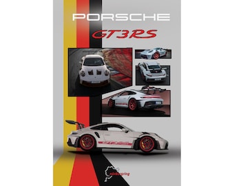 Porsche 911 GT3 RS 992 poster