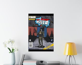 Escape From Tarkov killa comic book poster