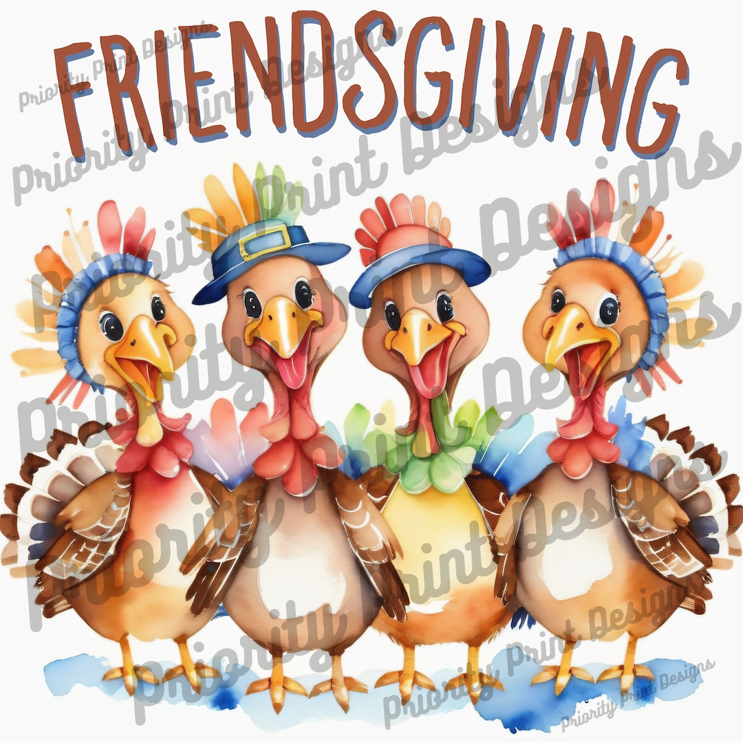 Friends Giving Sublimation Designs, Thanks Giving, Fall PNG, Friends ...