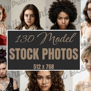 130 Stock Photos Female Model Photography, Commercial Use License, Stock Images, Stock Pictures, Stock Photography Modeling Women Bundle Set