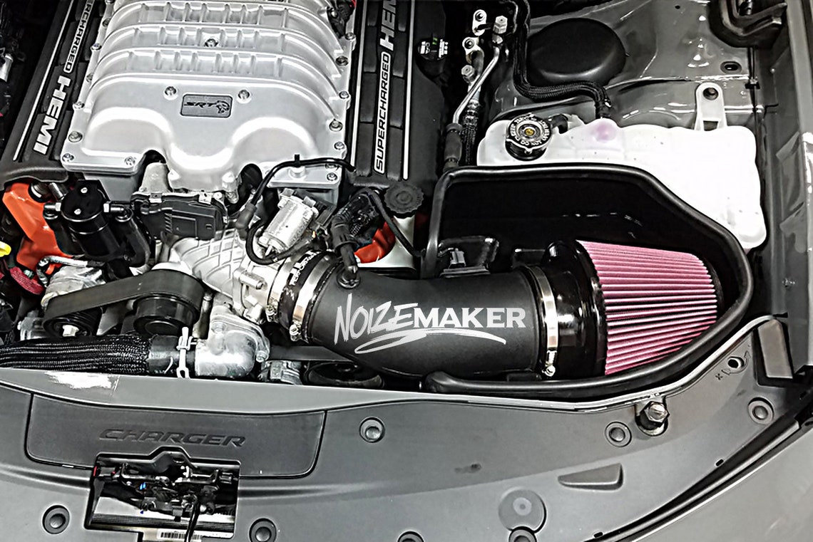 Noizemaker Text Vinyl Decal for Engine Intakes Supercharged or ...