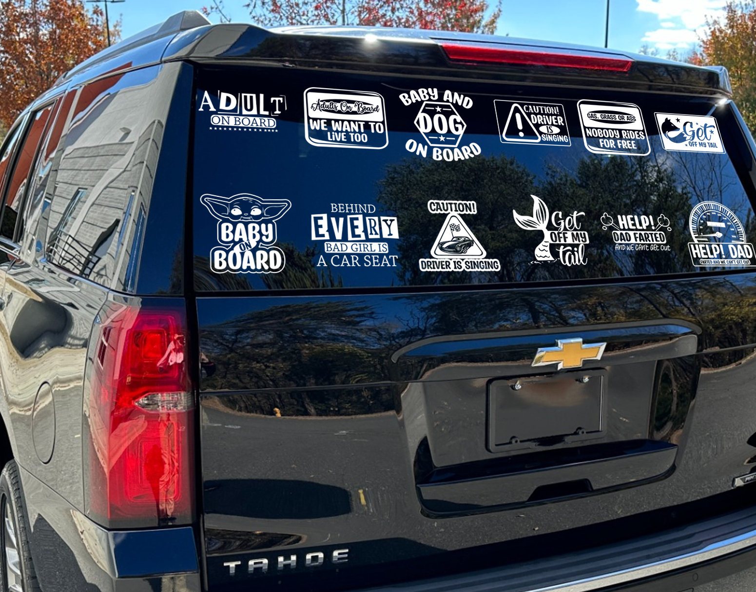 Personalized Custom Car Window | Bumper Vinyl Decal Sticker - Etsy