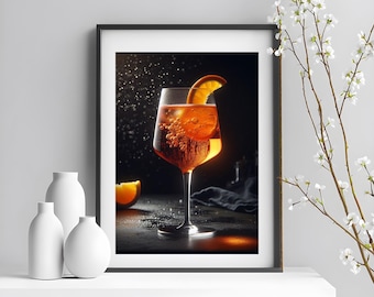 Aperol Spritz Wall Art - Digital Image