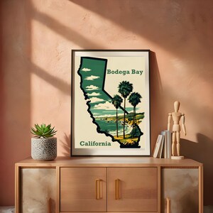 Vintage Bodega Bay Image - digital download
