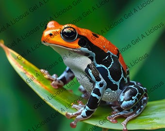 Giftpfeil-Frosch-Trio - digitales Bild