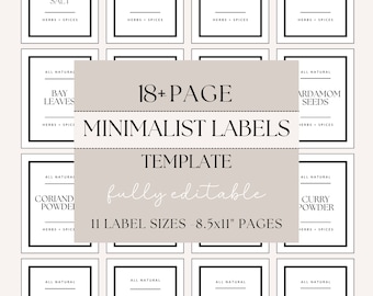 Editable Labels - Etsy