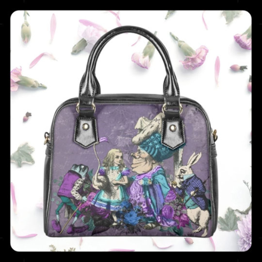 Alice im Wunderland Gothic Handtasche Alice im Wunderland Etsy.de