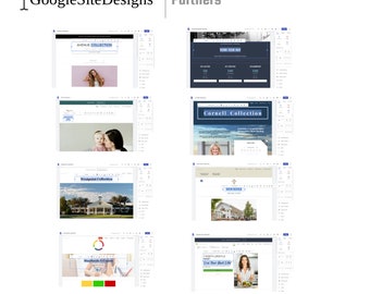 Google Sites Templates, Commercial Use License, PLR Design Bundle