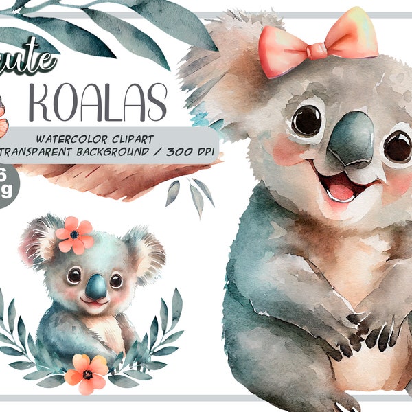 Koala clipart - Etsy.de
