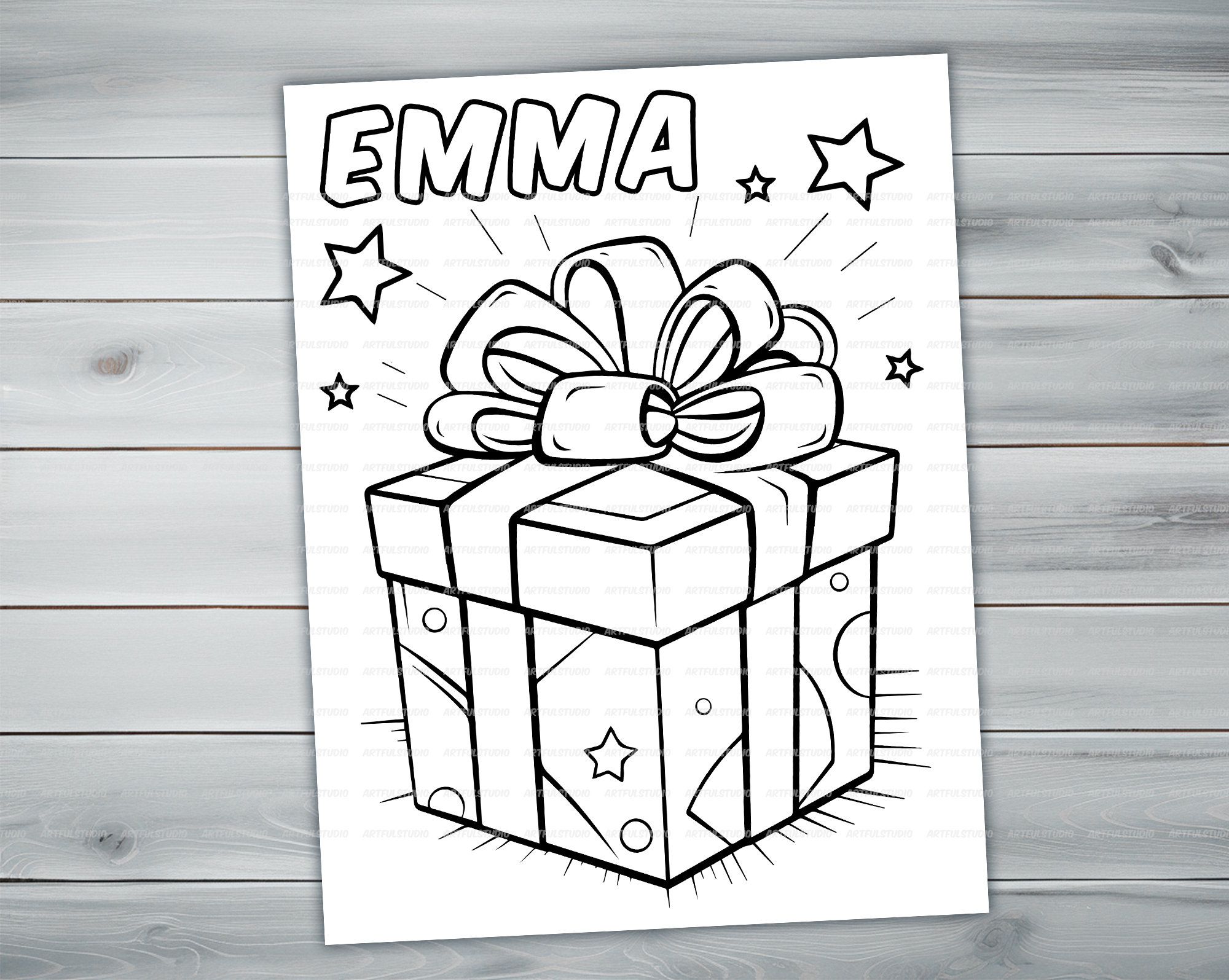Customizable Happy Birthday PDF Coloring Book Personalized - Etsy
