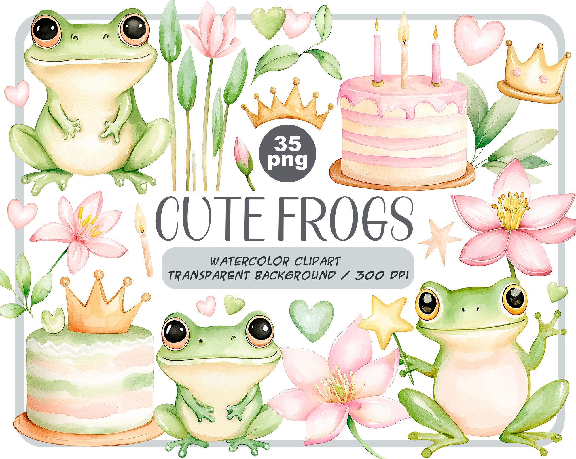 Frog background - Etsy México, image size:2000x1595