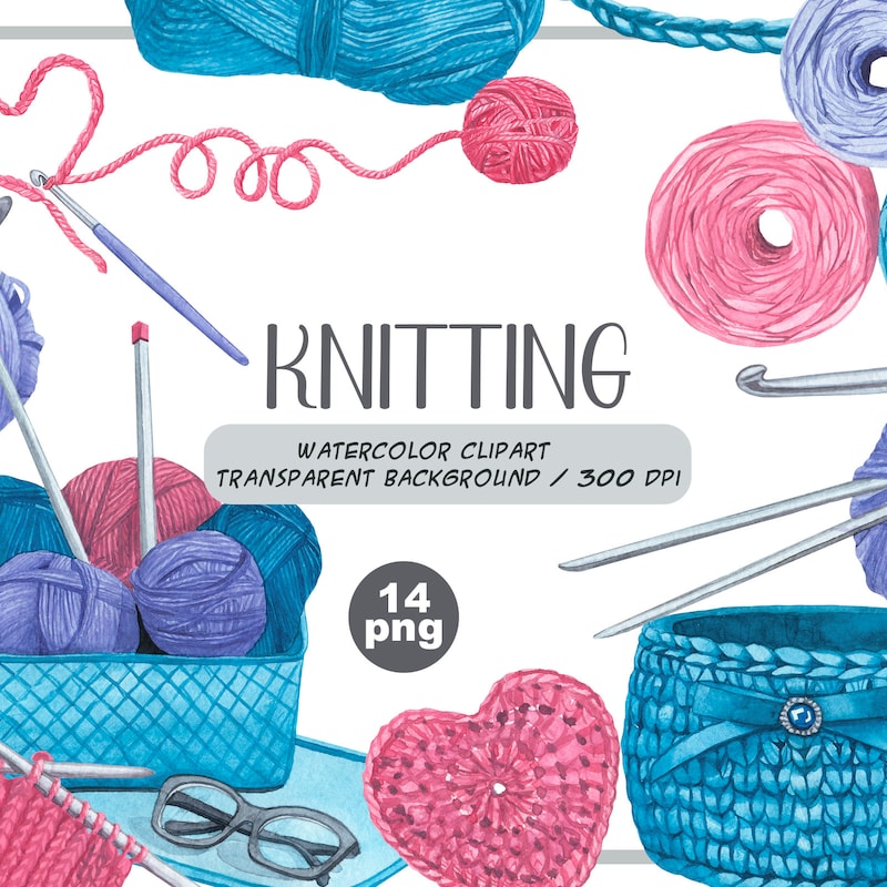 Crochet Clipart - Etsy