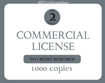 LIMITED Commercial License for 2 products. NO Credit required
