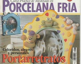 Cold porcelain magazine in Spanish, step by step pictures and intructions