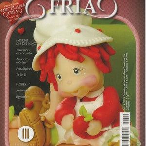 Cold porcelain magazine in Spanish-Step by Step