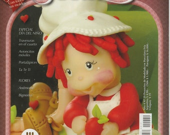 Cold porcelain magazine in Spanish-Step by Step