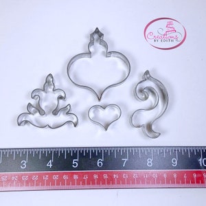 Arabesque cutters set #7, Clearance