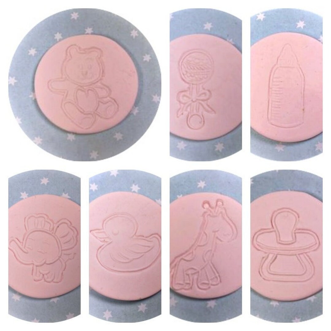 Baby Embossers, Acrylic Embosser, Pacifier Embosser, Rubber Ducky