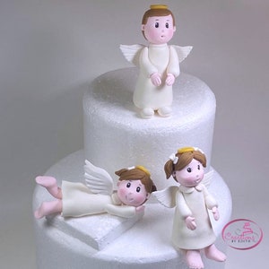 Angels cake topper/3 different poses.