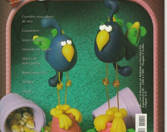Cold porcelain magazine in Spanish, step by step