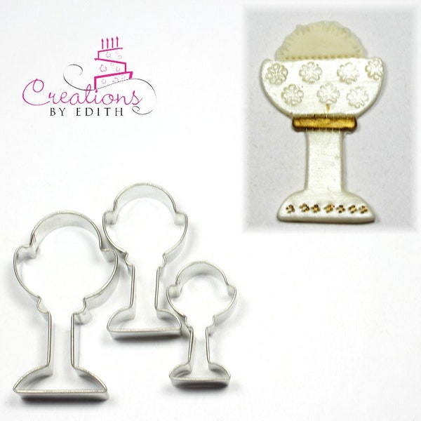 Chalice cutter set, Clearance, religious cutter, first holy communion cutter, holy communion cutter