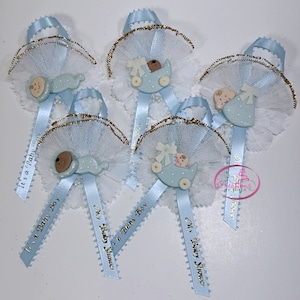 Baby Shower corsage #8, It&#39;s a Baby Boy, My Baby Shower, Mom to be corsage, Dad to be corsage, capias, baby shower corsage, cold porcelain