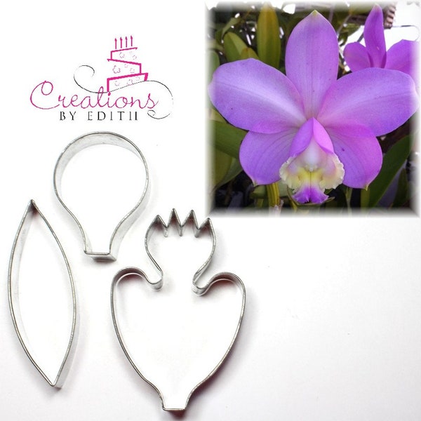 Cattleya orchid petal cutters #3-Clearance