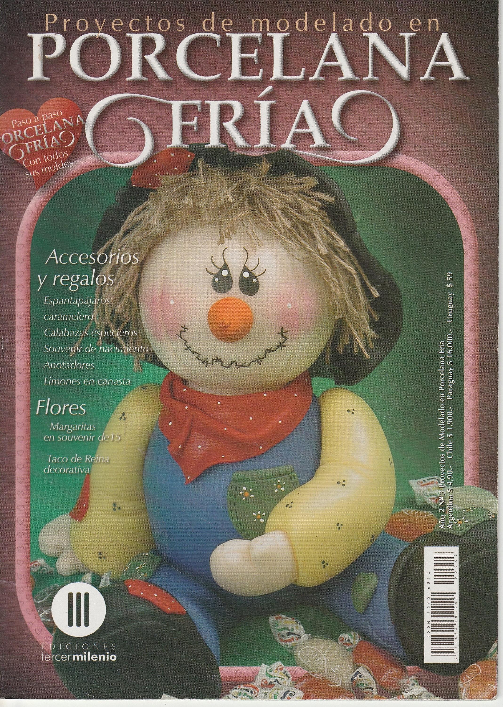 Cold porcelain magazine in Spanish, step by step