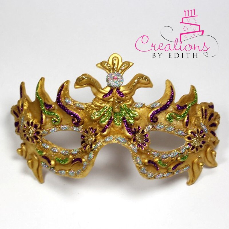 Mardi Gras Mask Art, 3 Available Sizes main image 1