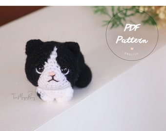 Patrón de amigurumi de gato a crochet: Mi pequeño Max (Patrón PDF)