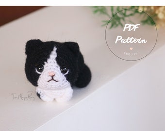 Gehaakt kattenpatroon: Mijn kleine Max | Amigurumi kattenpatroon | Patroon direct downloaden | Engels pdf-patroon