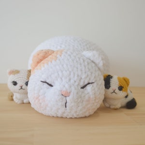 Häkelanleitung für eine Katze: Marshmallow Kittie Amigurumi-Katzenmuster Sofort-Download-Muster Englisches PDF-Muster Bild 7