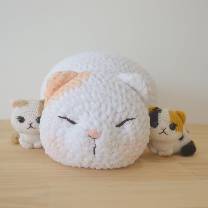 Crochet cat pattern: Marshmallow Kittie Amigurumi cat pattern Instant download pattern English PDF pattern image 7