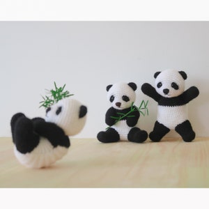 Crochet pattern : My little Panda Panda Amigurumi pattern Instant download pattern English PDF pattern image 2