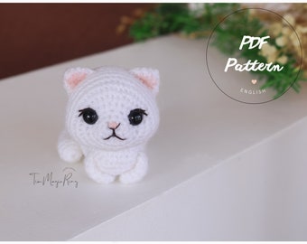 Patrón de gato a crochet: Gatito Amigurumi (Patrón PDF)