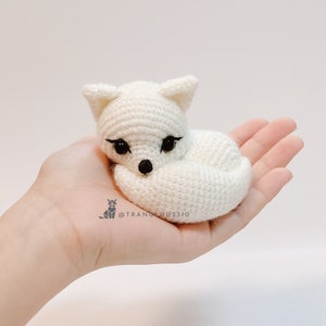 Motif renard au crochet Motif renard Amigurumi Patron à téléchargement immédiat Patron PDF anglais image 1