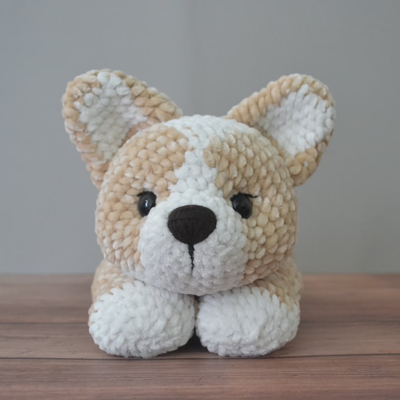 Patron de chien corgi au crochet : petit biscuit Chiot Amigurumi Motif chien Amigurumi Modèle anglais à téléchargement immédiat au format PDF image 7