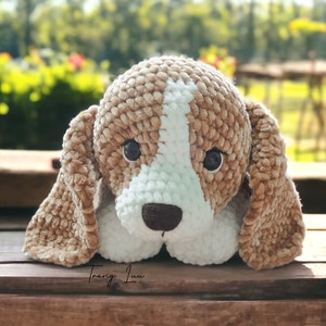 Pakiet 4 w 1 na szydełku ze wzorem psa Wzór psa amigurumi Angielski wzór PDF zdjęcie 3