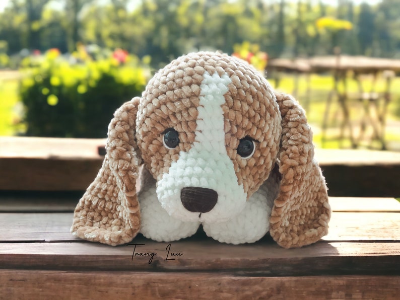 Pakiet 4 w 1 na szydełku ze wzorem psa Wzór psa amigurumi Angielski wzór PDF zdjęcie 3