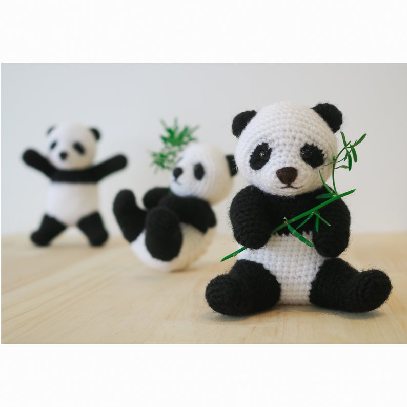 Crochet pattern : My little Panda Panda Amigurumi pattern Instant download pattern English PDF pattern image 6
