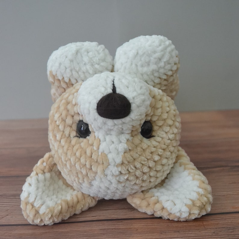 Patron de chien corgi au crochet : petit biscuit Chiot Amigurumi Motif chien Amigurumi Modèle anglais à téléchargement immédiat au format PDF image 3