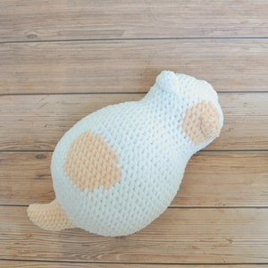 Häkelanleitung für eine Katze: Marshmallow Kittie Amigurumi-Katzenmuster Sofort-Download-Muster Englisches PDF-Muster Bild 2