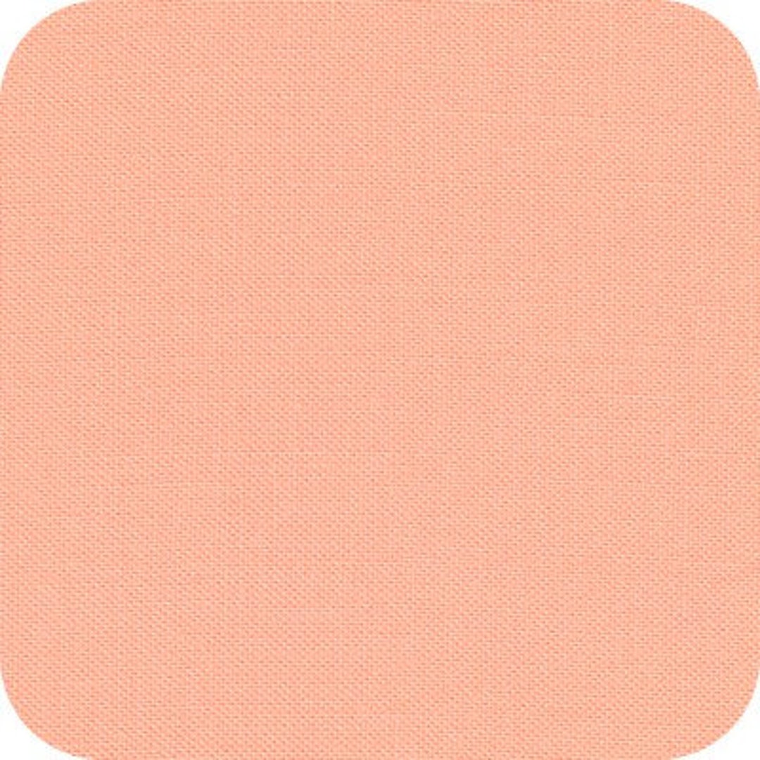 Peach Kona Quilting Cotton Fabric by Robert Kaufman Fabrics K0011281