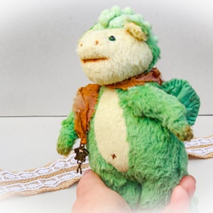 Cute handmade dragon Teddy dragon Interior Idea Holiday Gift Plushy dragon OOAK Collectible plush dragon Toy animal Unique gift