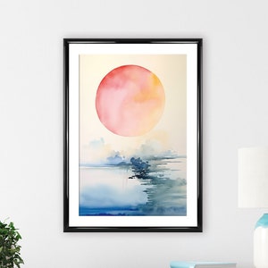 Minimalist Zen Wall Art, Printed Zen Wall Art, Zen Fine Art, Zen Wall Art, Zen Printed Wall Art, Zen Wall Art Canvas