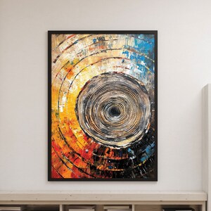 Tree Ring Art Prints, Modern Neutral Abstract, Abstract Art, Abstract Wall Art, Abstract Art Prints, Matte Wall Art, Fine Art Prints