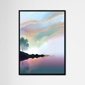 Zen Framed Art, Framed Original Art, Spiritual Wall Art, Zen Deco, Spiritual Zen, Minimalist Framed Wall Art, Zen Art Gift